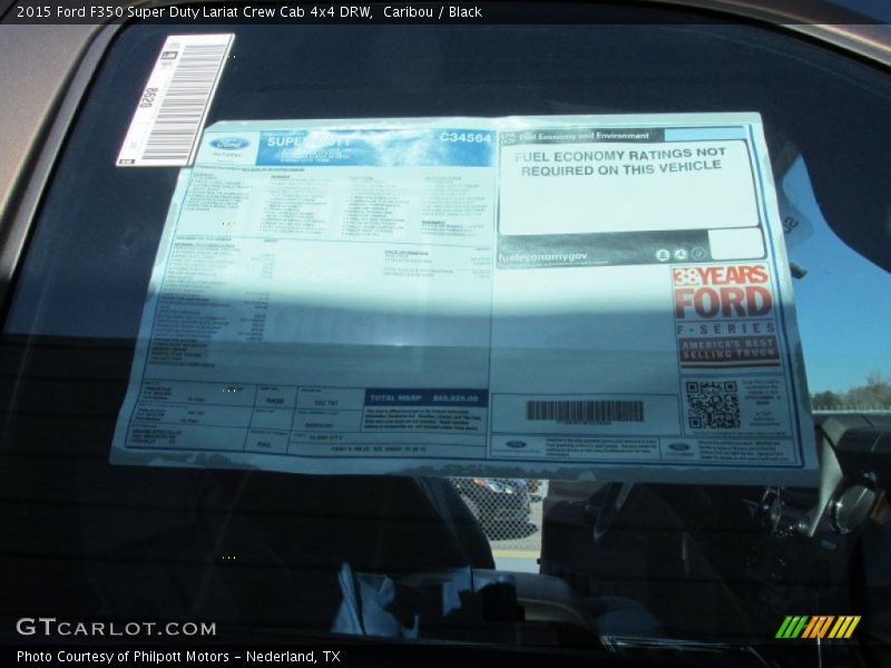 Caribou / Black 2015 Ford F350 Super Duty Lariat Crew Cab 4x4 DRW