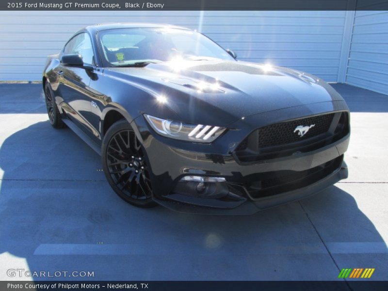 Black / Ebony 2015 Ford Mustang GT Premium Coupe
