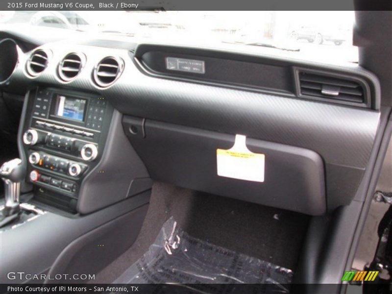 Black / Ebony 2015 Ford Mustang V6 Coupe