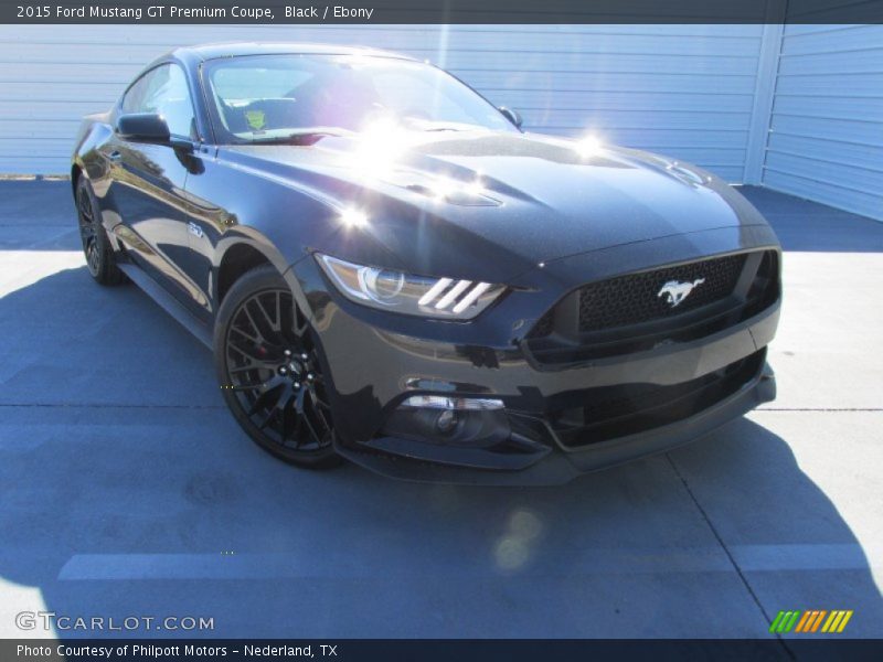 Black / Ebony 2015 Ford Mustang GT Premium Coupe