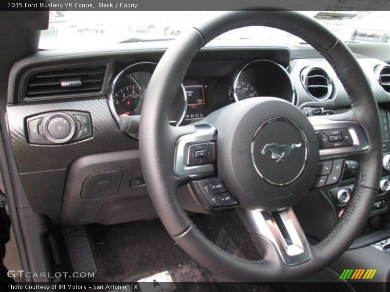 Black / Ebony 2015 Ford Mustang V6 Coupe