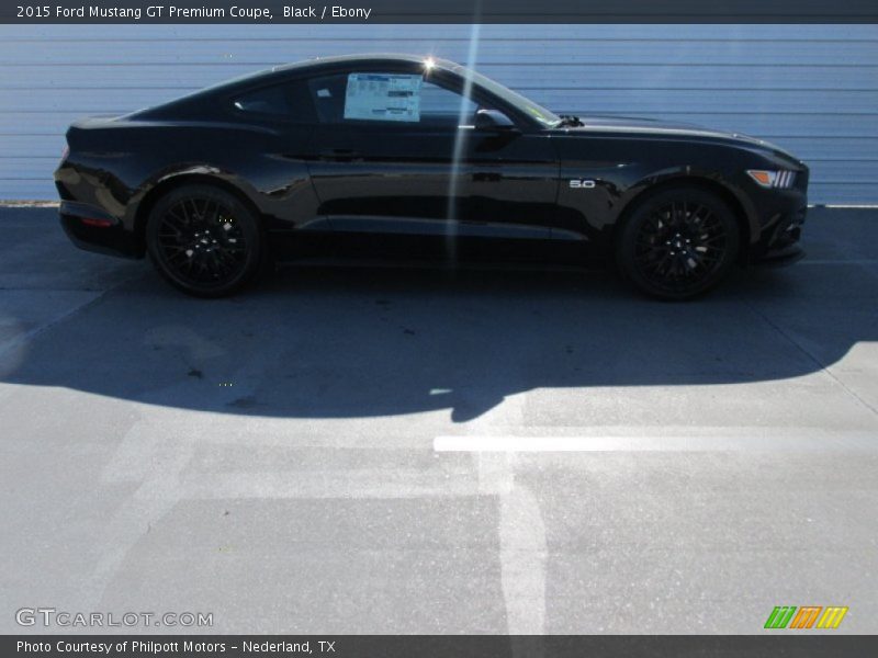 Black / Ebony 2015 Ford Mustang GT Premium Coupe