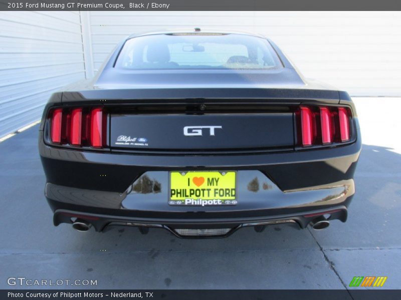 Black / Ebony 2015 Ford Mustang GT Premium Coupe