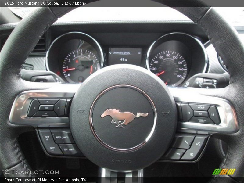 Black / Ebony 2015 Ford Mustang V6 Coupe