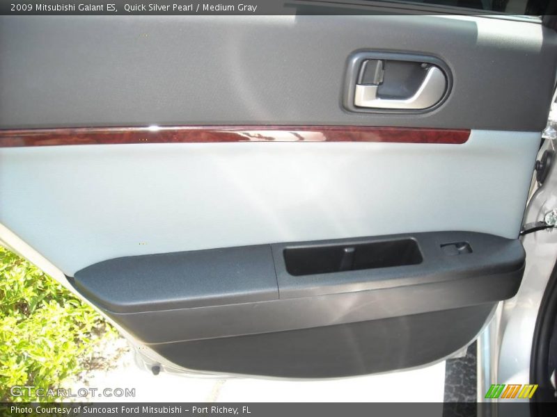 Quick Silver Pearl / Medium Gray 2009 Mitsubishi Galant ES