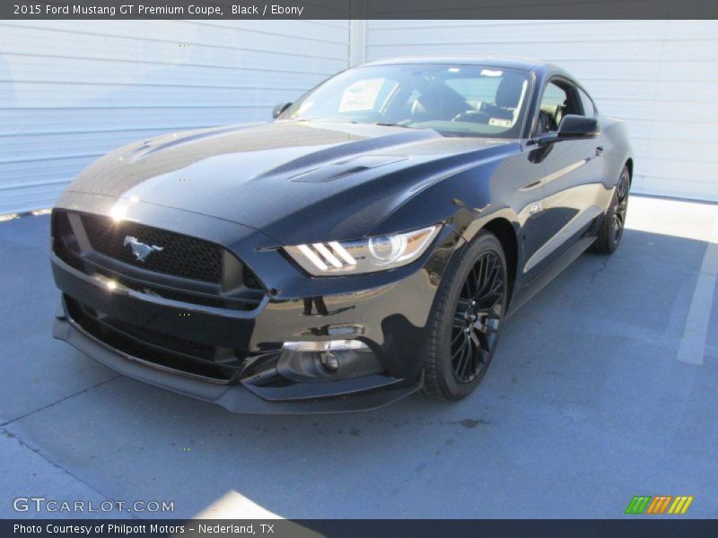 Black / Ebony 2015 Ford Mustang GT Premium Coupe