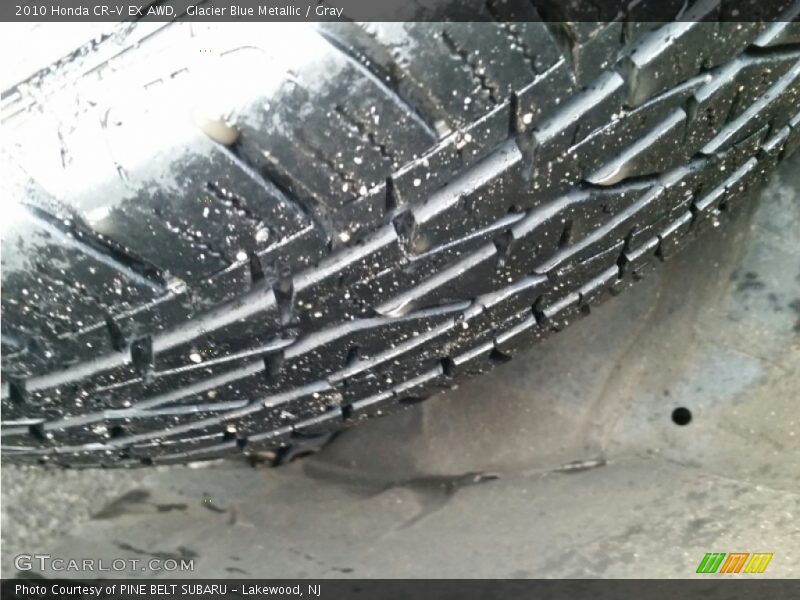 Glacier Blue Metallic / Gray 2010 Honda CR-V EX AWD