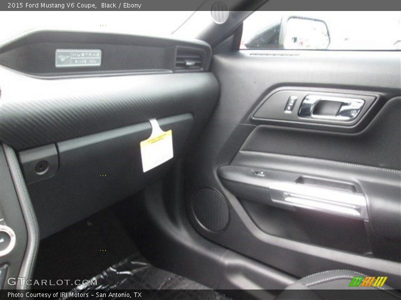 Black / Ebony 2015 Ford Mustang V6 Coupe