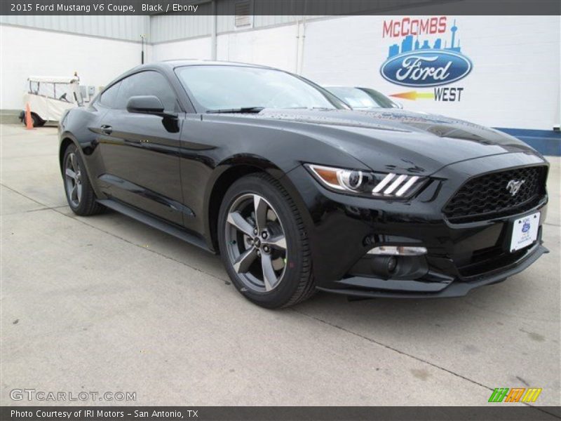 Black / Ebony 2015 Ford Mustang V6 Coupe