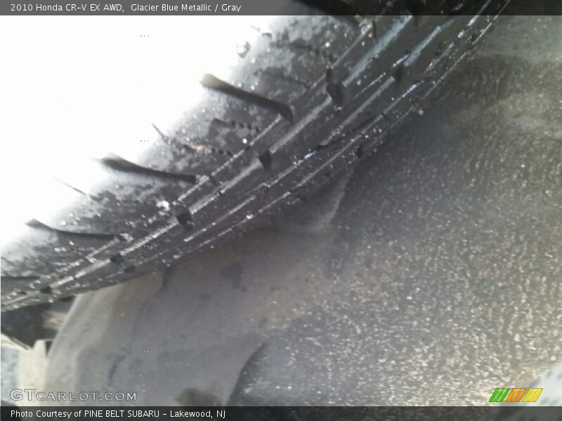Glacier Blue Metallic / Gray 2010 Honda CR-V EX AWD