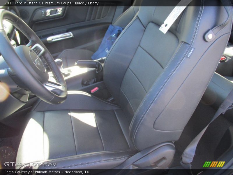 Black / Ebony 2015 Ford Mustang GT Premium Coupe