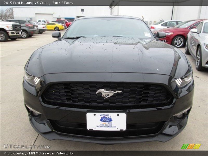 Black / Ebony 2015 Ford Mustang V6 Coupe