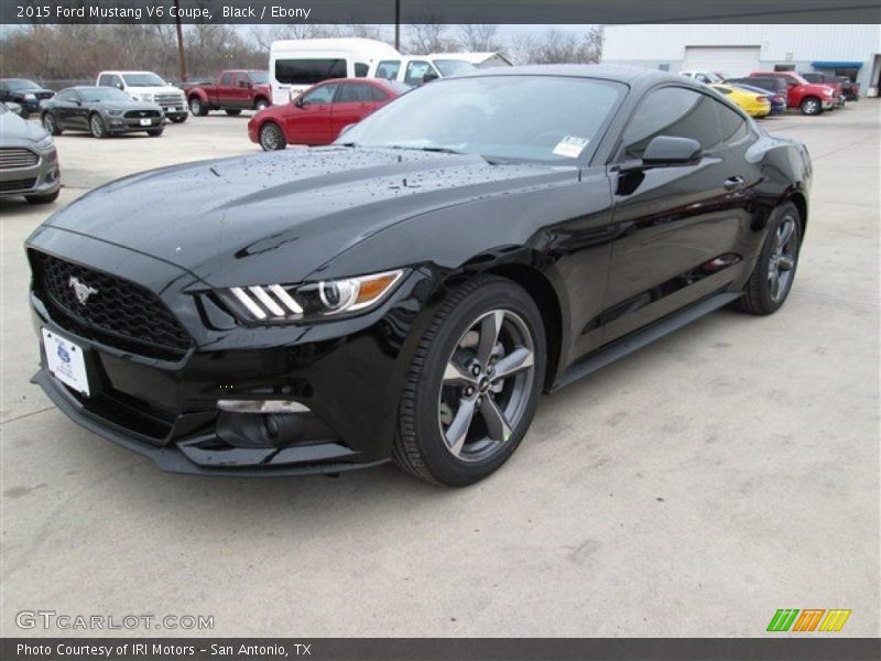 Black / Ebony 2015 Ford Mustang V6 Coupe
