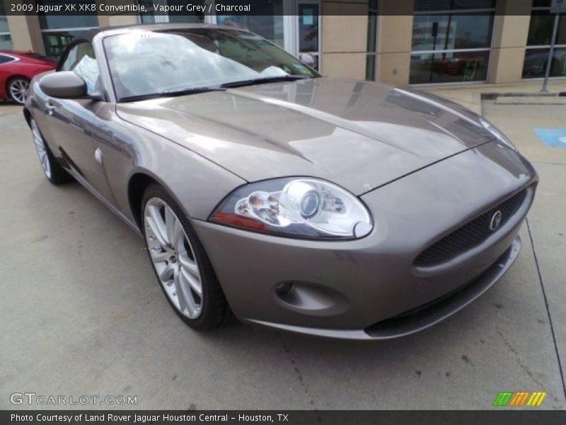 Vapour Grey / Charcoal 2009 Jaguar XK XK8 Convertible