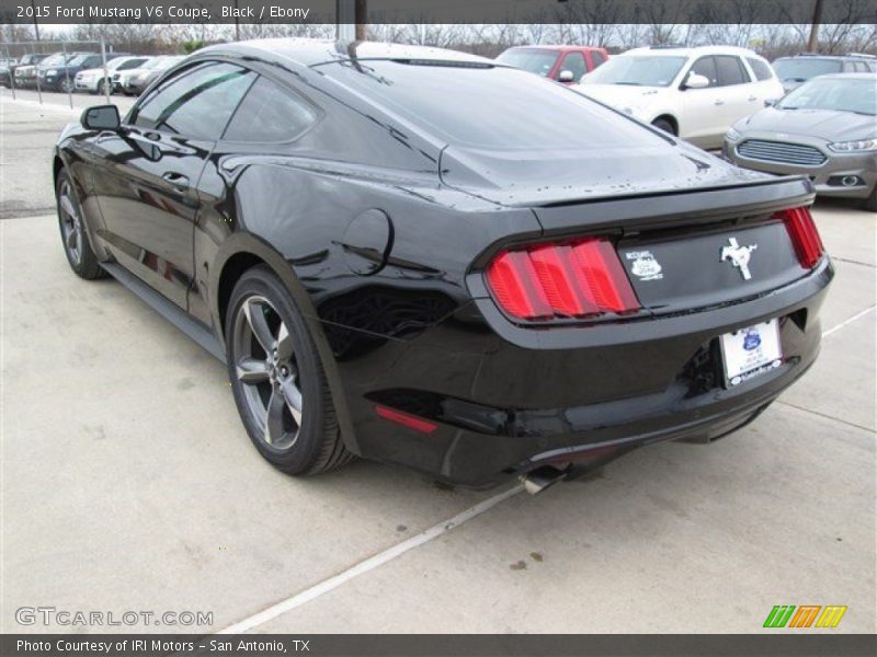 Black / Ebony 2015 Ford Mustang V6 Coupe