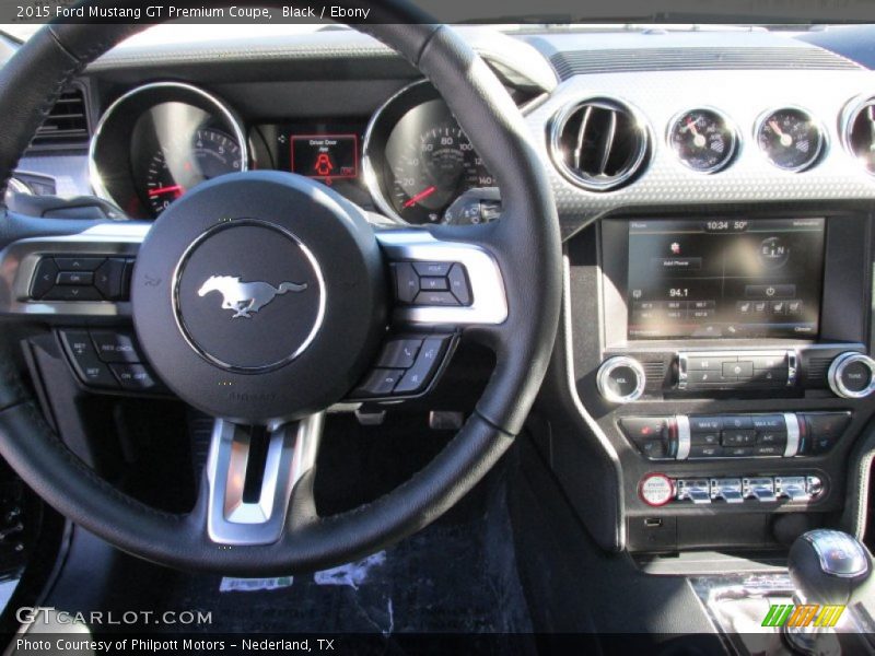 Black / Ebony 2015 Ford Mustang GT Premium Coupe