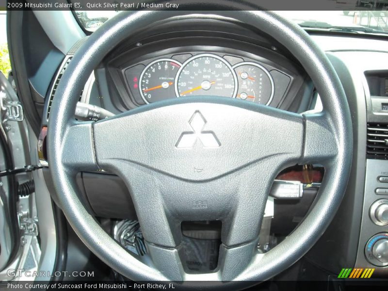 Quick Silver Pearl / Medium Gray 2009 Mitsubishi Galant ES