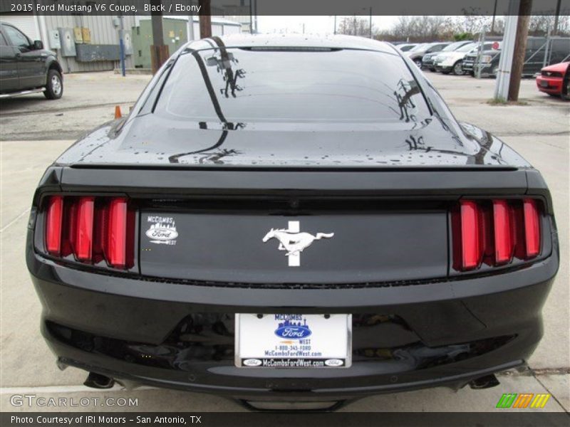 Black / Ebony 2015 Ford Mustang V6 Coupe