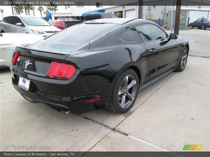 Black / Ebony 2015 Ford Mustang V6 Coupe