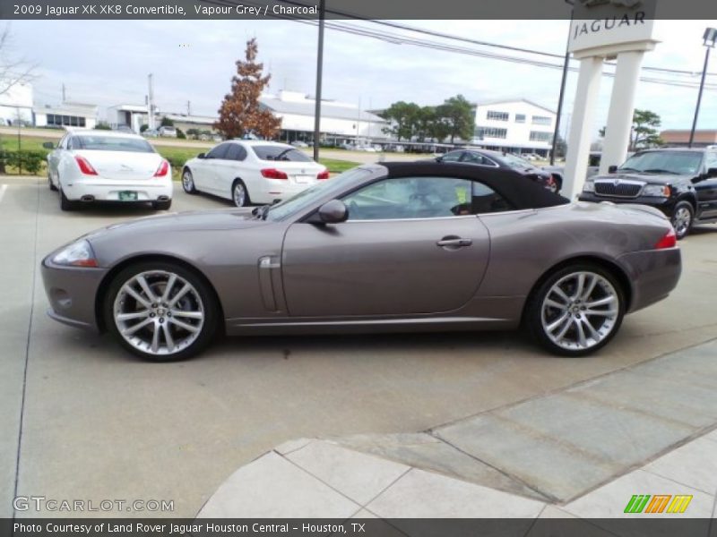 Vapour Grey / Charcoal 2009 Jaguar XK XK8 Convertible
