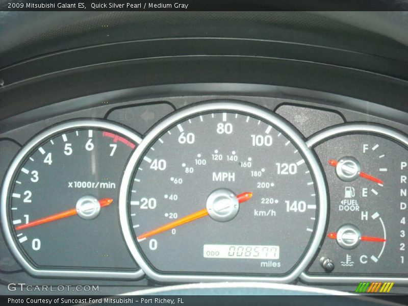 Quick Silver Pearl / Medium Gray 2009 Mitsubishi Galant ES