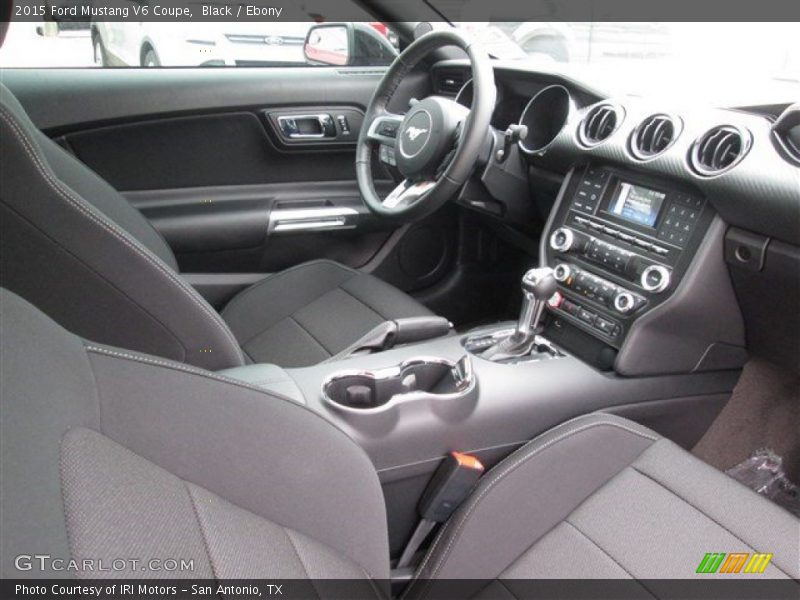 Black / Ebony 2015 Ford Mustang V6 Coupe