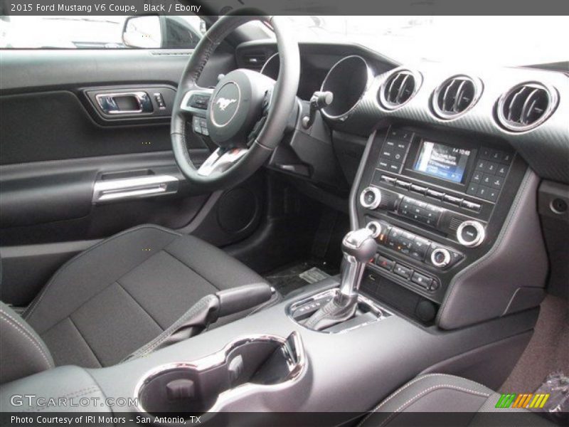 Black / Ebony 2015 Ford Mustang V6 Coupe