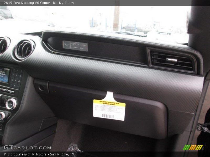 Black / Ebony 2015 Ford Mustang V6 Coupe