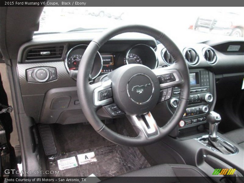 Black / Ebony 2015 Ford Mustang V6 Coupe