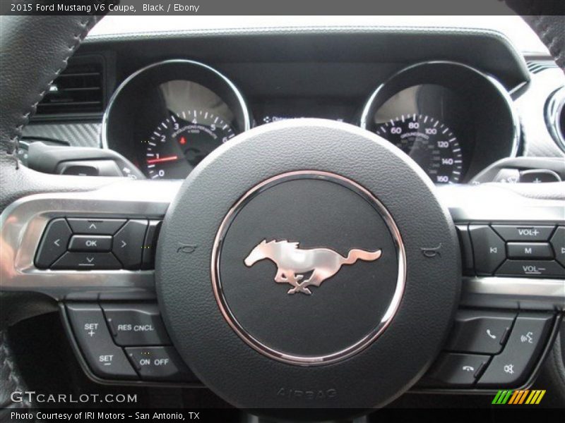 Black / Ebony 2015 Ford Mustang V6 Coupe