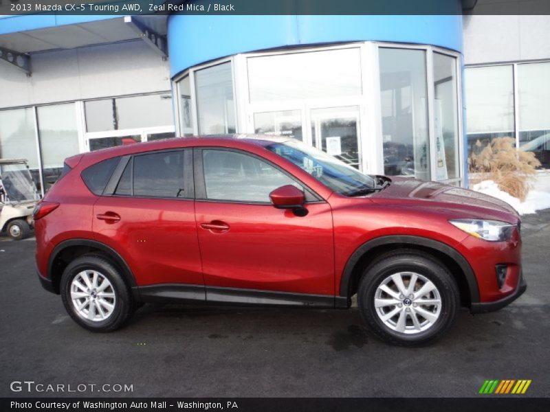 Zeal Red Mica / Black 2013 Mazda CX-5 Touring AWD