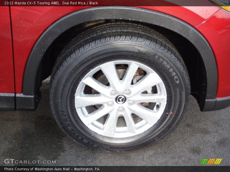 Zeal Red Mica / Black 2013 Mazda CX-5 Touring AWD