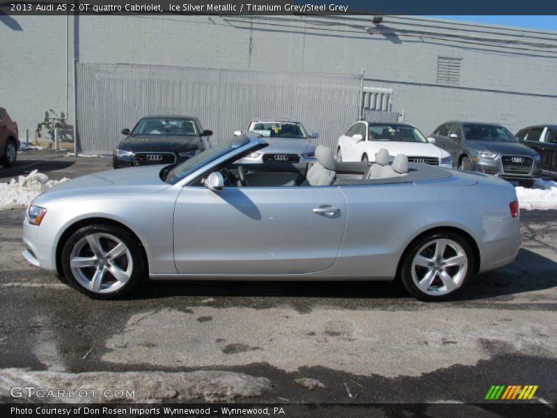  2013 A5 2.0T quattro Cabriolet Ice Silver Metallic