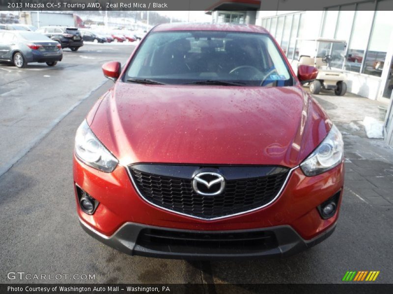 Zeal Red Mica / Black 2013 Mazda CX-5 Touring AWD