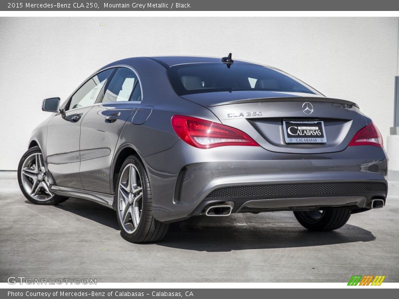 Mountain Grey Metallic / Black 2015 Mercedes-Benz CLA 250
