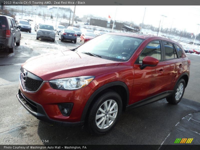 Zeal Red Mica / Black 2013 Mazda CX-5 Touring AWD