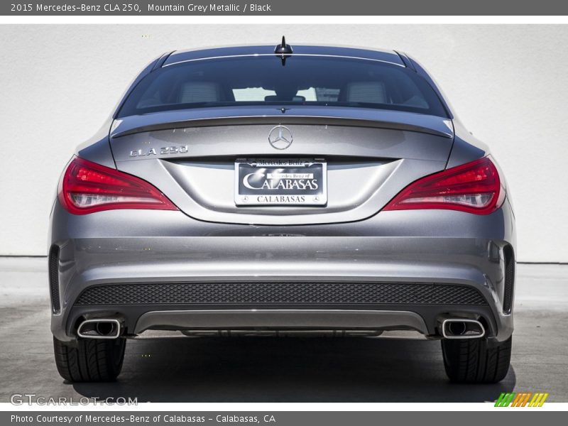 Mountain Grey Metallic / Black 2015 Mercedes-Benz CLA 250