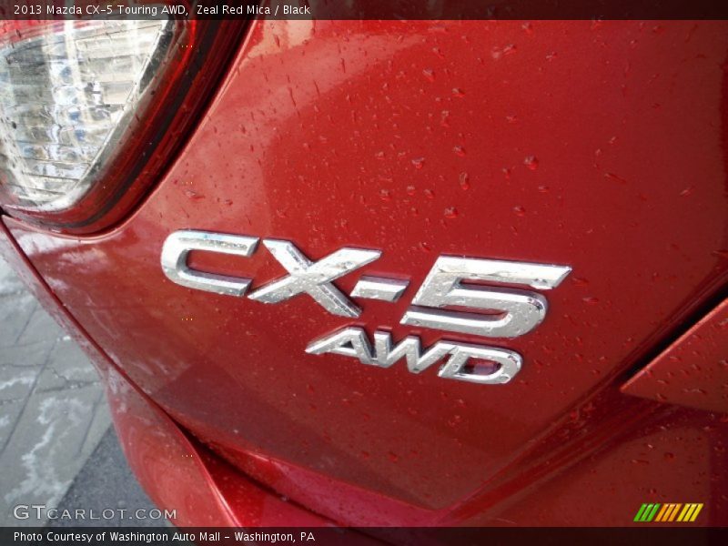 Zeal Red Mica / Black 2013 Mazda CX-5 Touring AWD