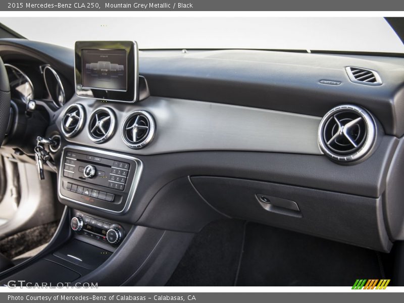 Mountain Grey Metallic / Black 2015 Mercedes-Benz CLA 250
