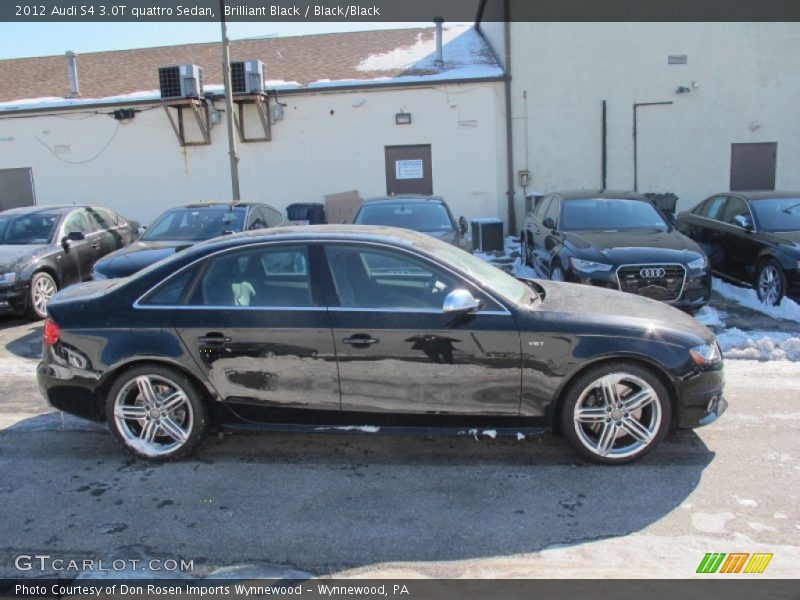 Brilliant Black / Black/Black 2012 Audi S4 3.0T quattro Sedan