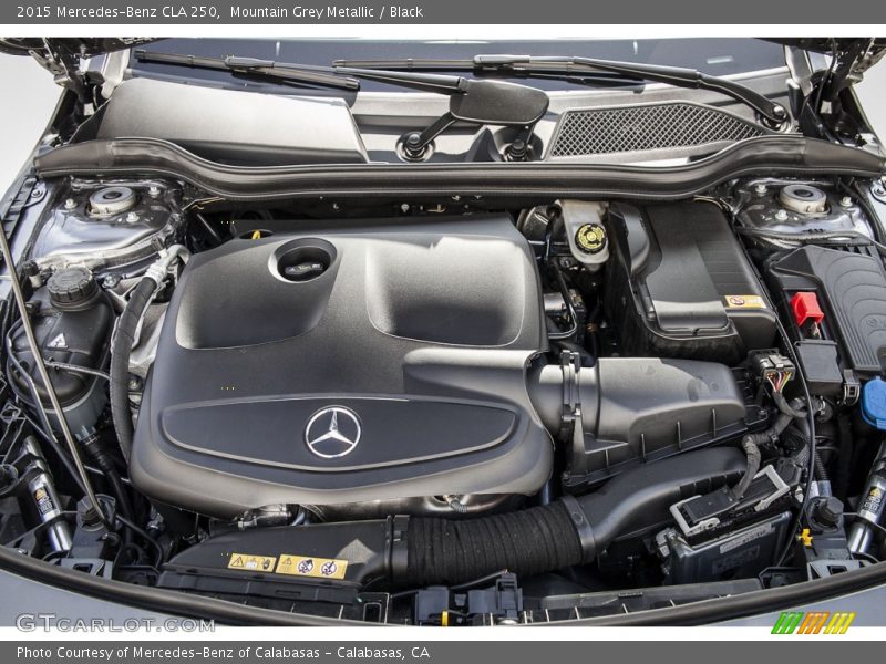 Mountain Grey Metallic / Black 2015 Mercedes-Benz CLA 250