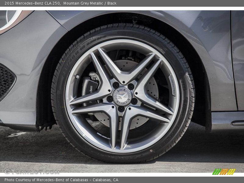 Mountain Grey Metallic / Black 2015 Mercedes-Benz CLA 250