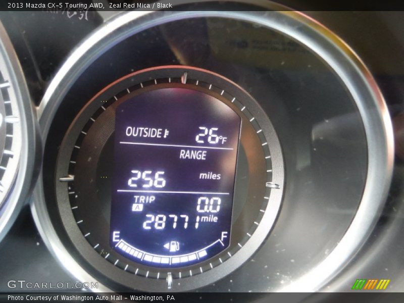 Zeal Red Mica / Black 2013 Mazda CX-5 Touring AWD