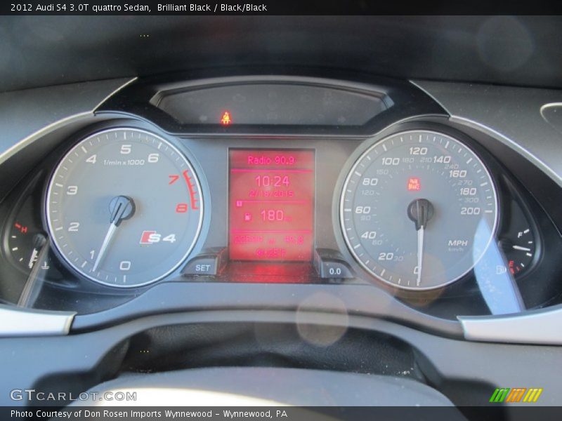 Brilliant Black / Black/Black 2012 Audi S4 3.0T quattro Sedan