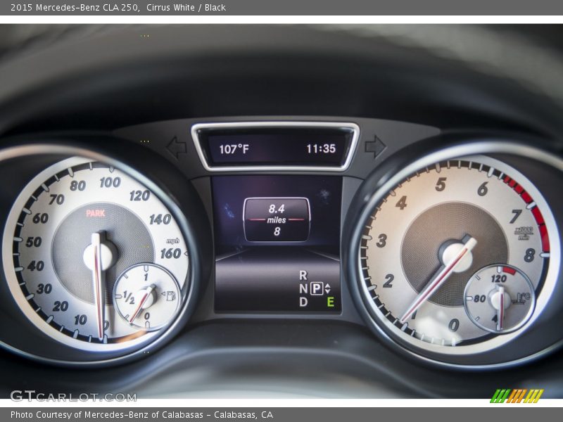 Cirrus White / Black 2015 Mercedes-Benz CLA 250