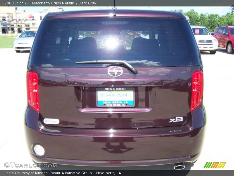 Blackberry Crush Metallic / Dark Gray 2008 Scion xB