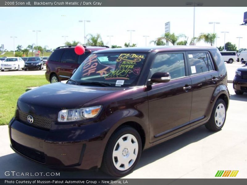 Blackberry Crush Metallic / Dark Gray 2008 Scion xB