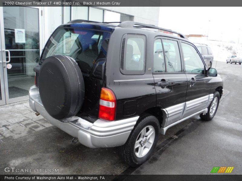 Black / Medium Gray 2002 Chevrolet Tracker LT 4WD Hard Top