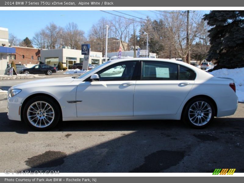 Alpine White / Black 2014 BMW 7 Series 750Li xDrive Sedan