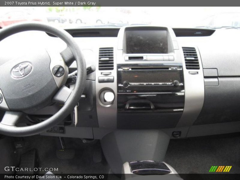 Super White / Dark Gray 2007 Toyota Prius Hybrid